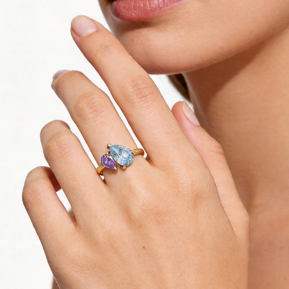 Céleste Birthstone Ring - Image 3