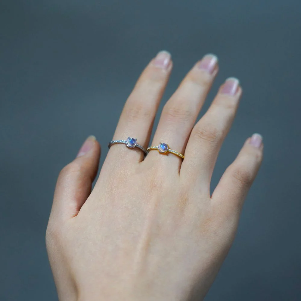 Celeste Moonstone Ring - Image 4