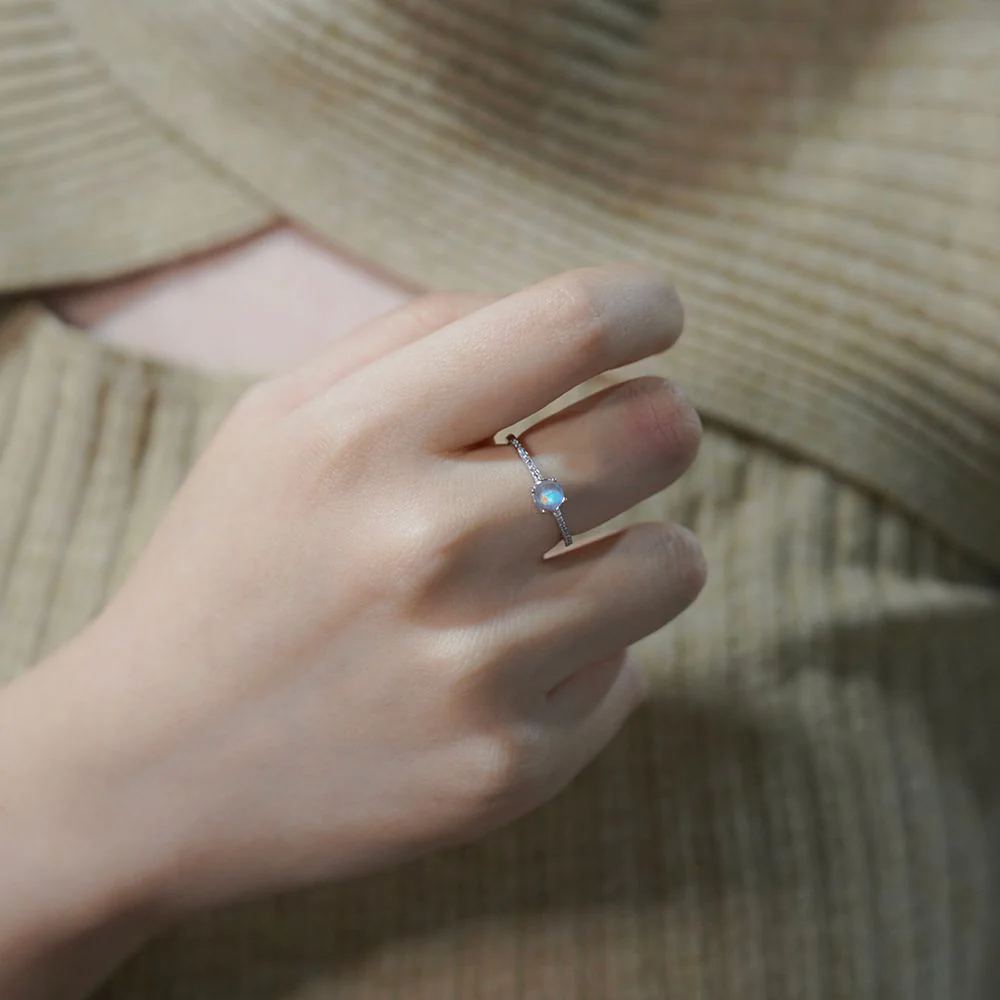Celeste Moonstone Ring - Image 5