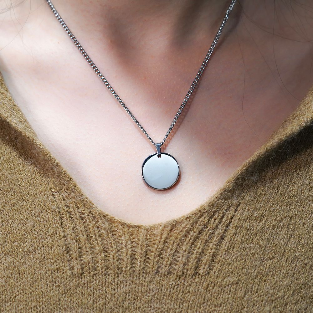Custom Handwriting Pendant Necklace - Image 12