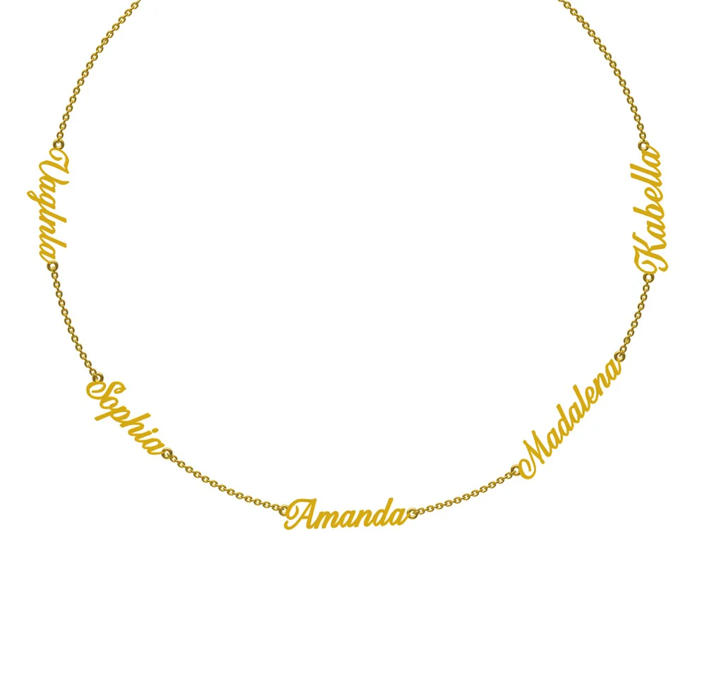 Custom Multi Name Necklace - Image 3