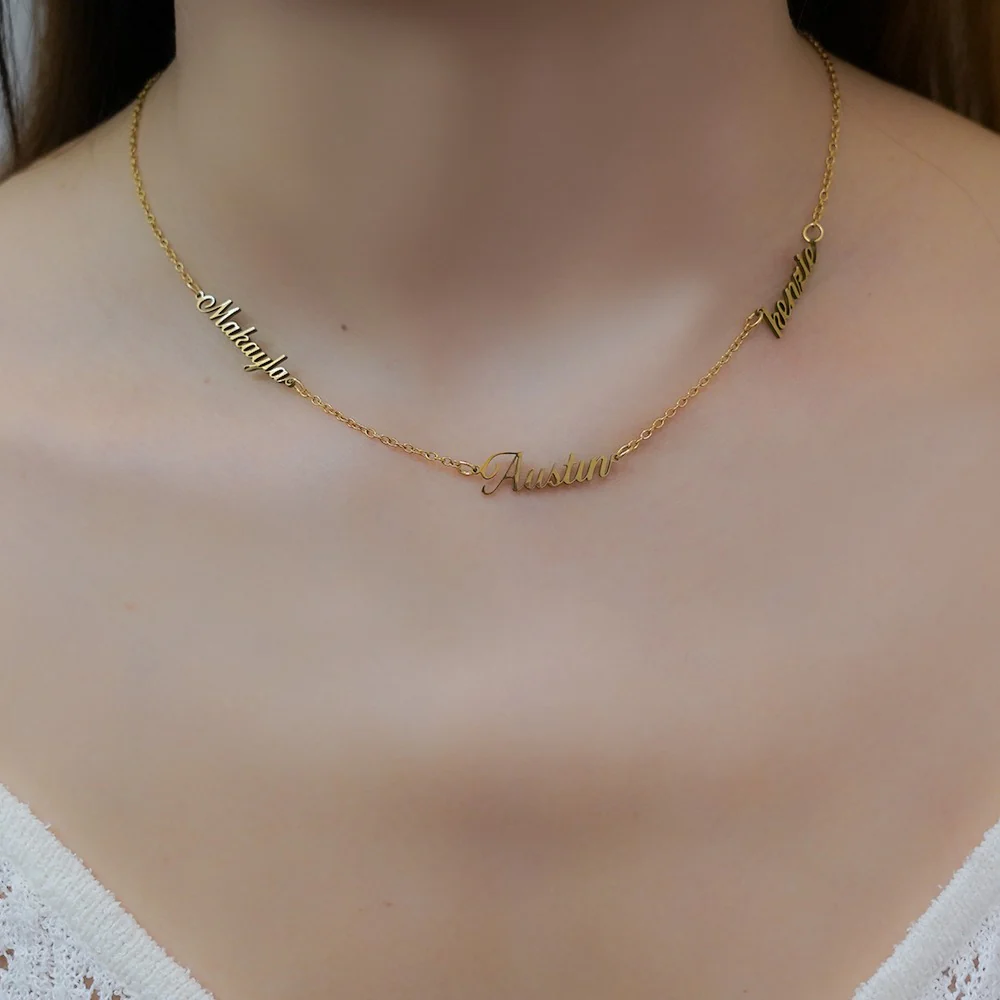 Custom Multi Name Necklace - Image 4