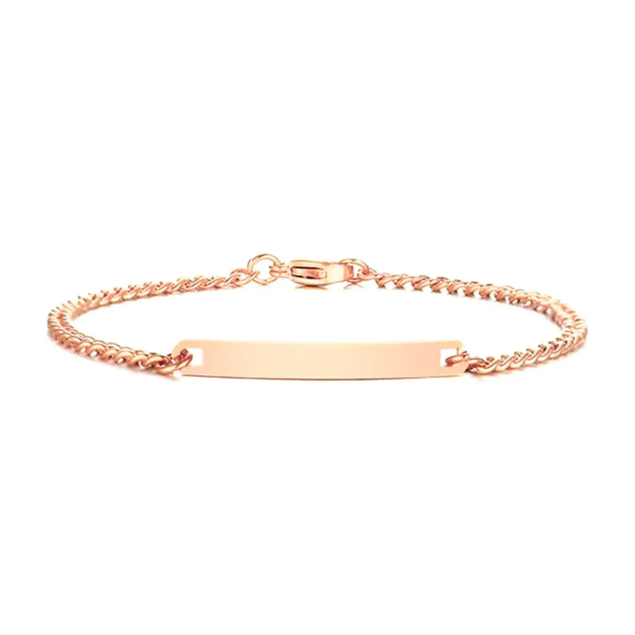 Dainty Engraved Bracelet - Image 3