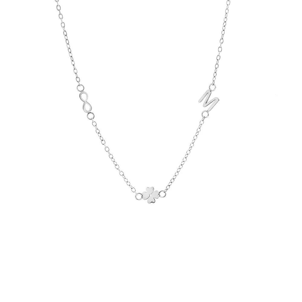 Dainty Trio Pendant Necklace - Image 4