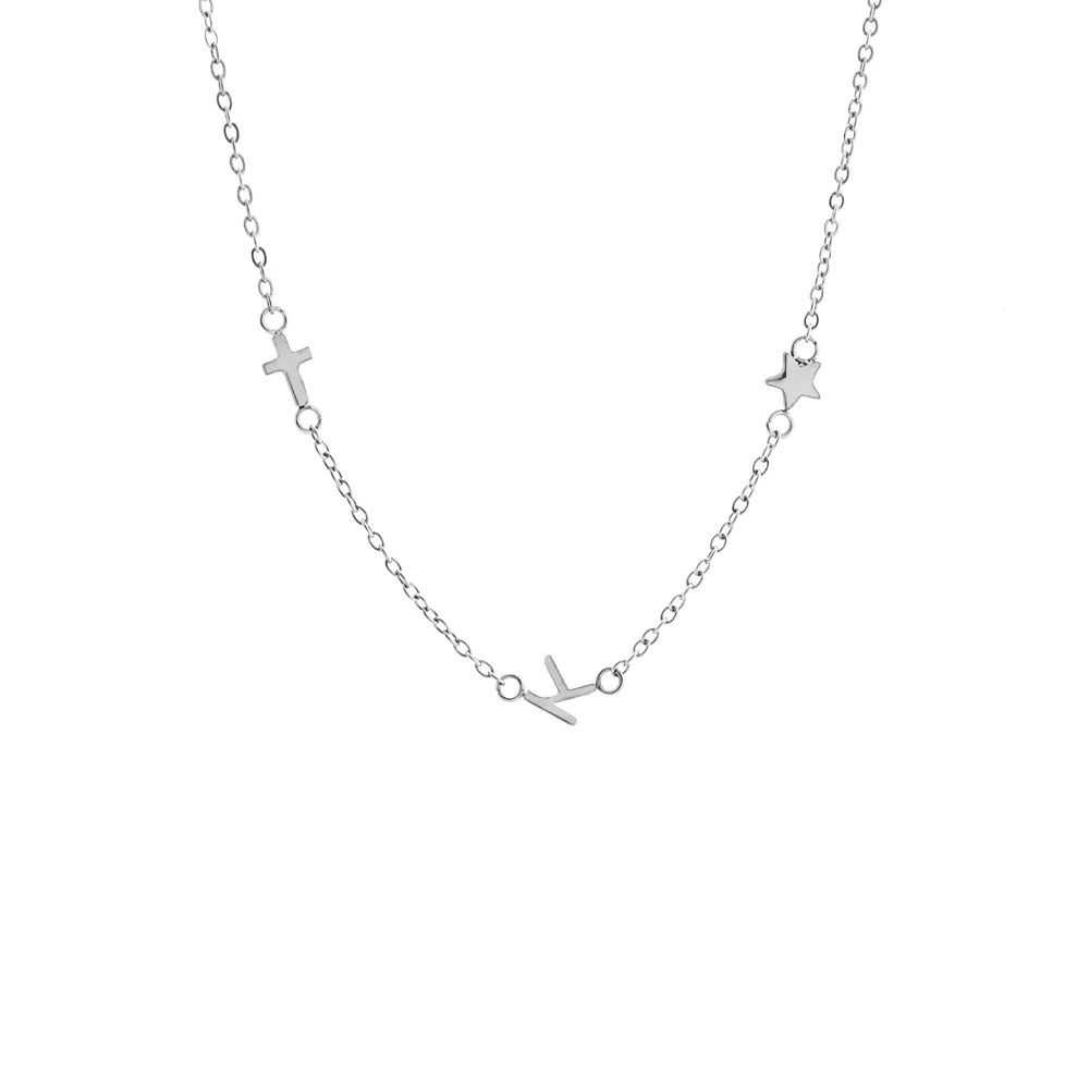 Dainty Trio Pendant Necklace - Image 5