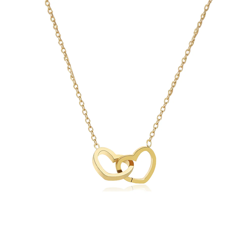 Double Heart Necklace - Image 2