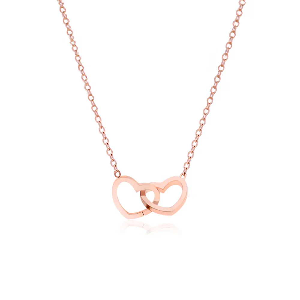 Double Heart Necklace - Image 3
