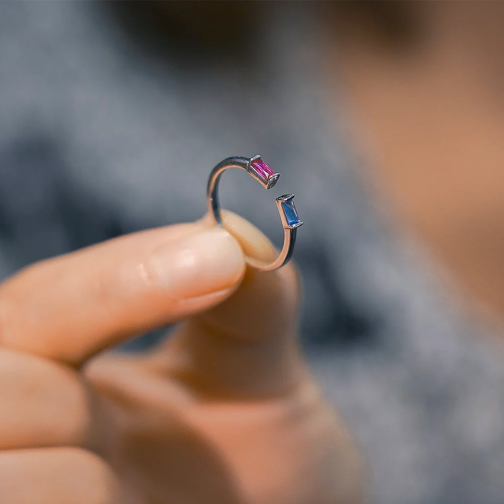 Duo Birthstone Ring - Image 6