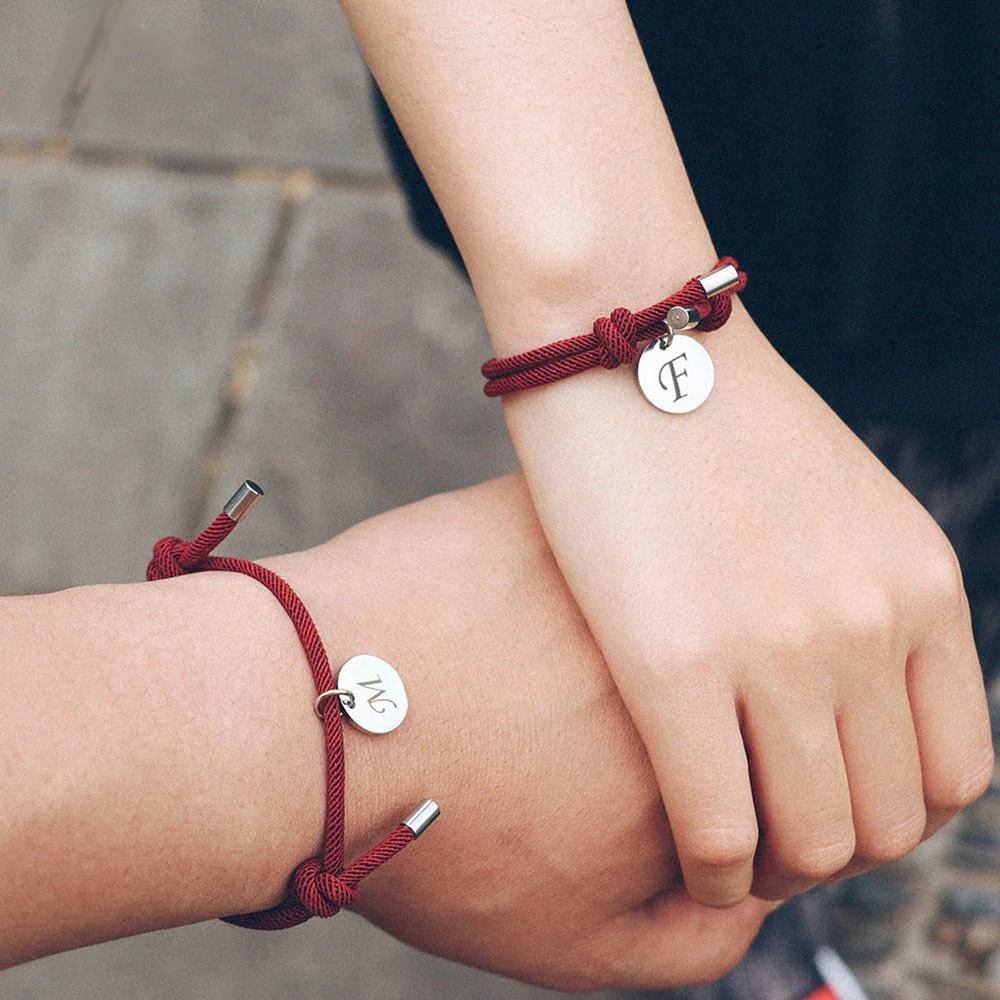Engraved Love Letter Bracelets - Image 4