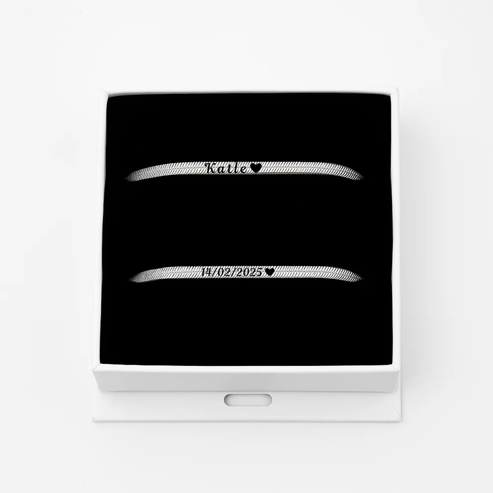 Engraved Rope Bracelet Set - Image 3