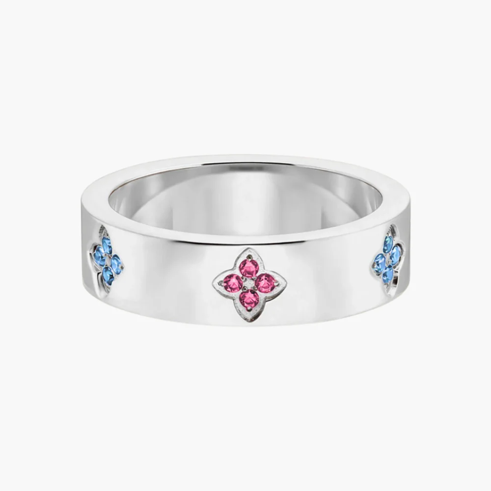 Fleur Birthstone Ring - Image 2