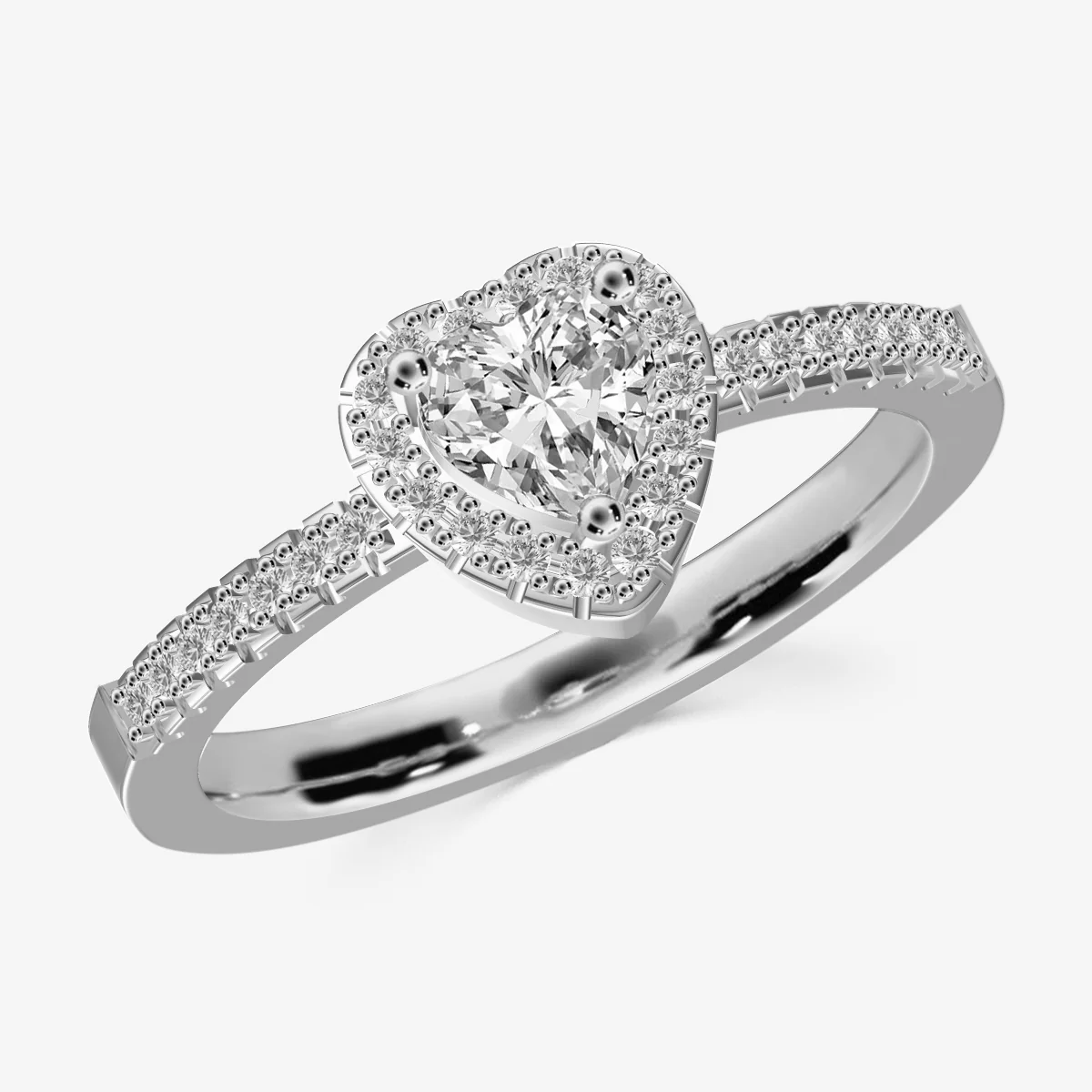 Glistening Heart Promise Ring - Image 4