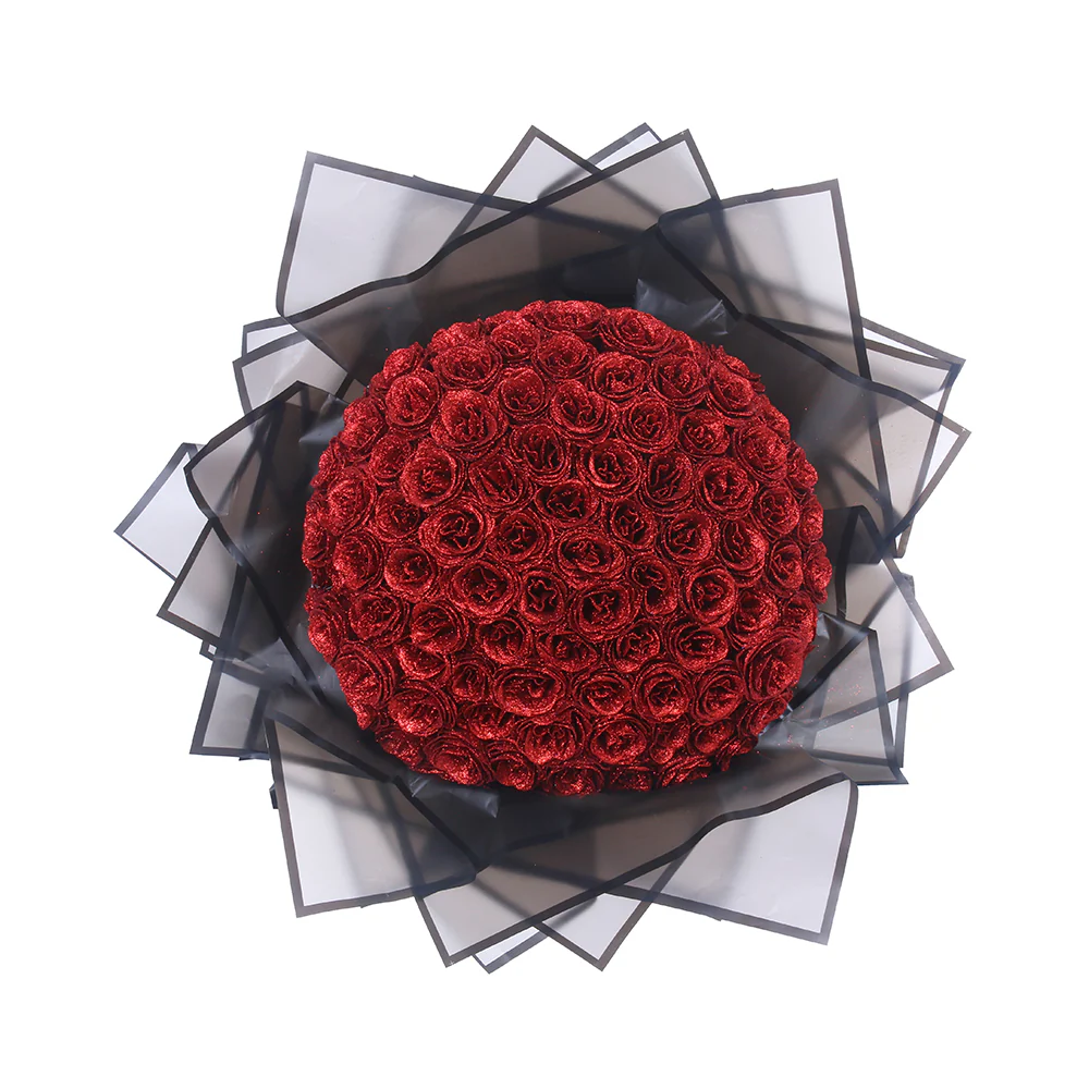 Glitter Rose Bouquet - Image 4