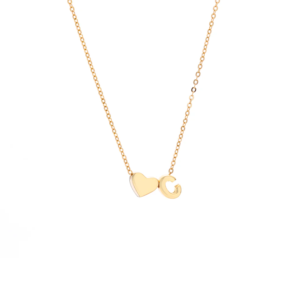 Initial Pendant Necklace - Image 3