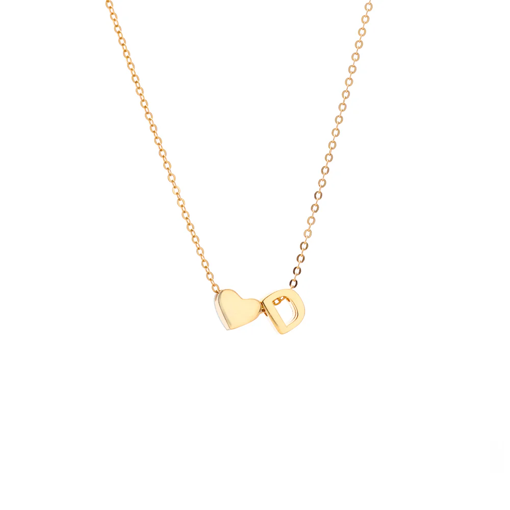 Initial Pendant Necklace - Image 4