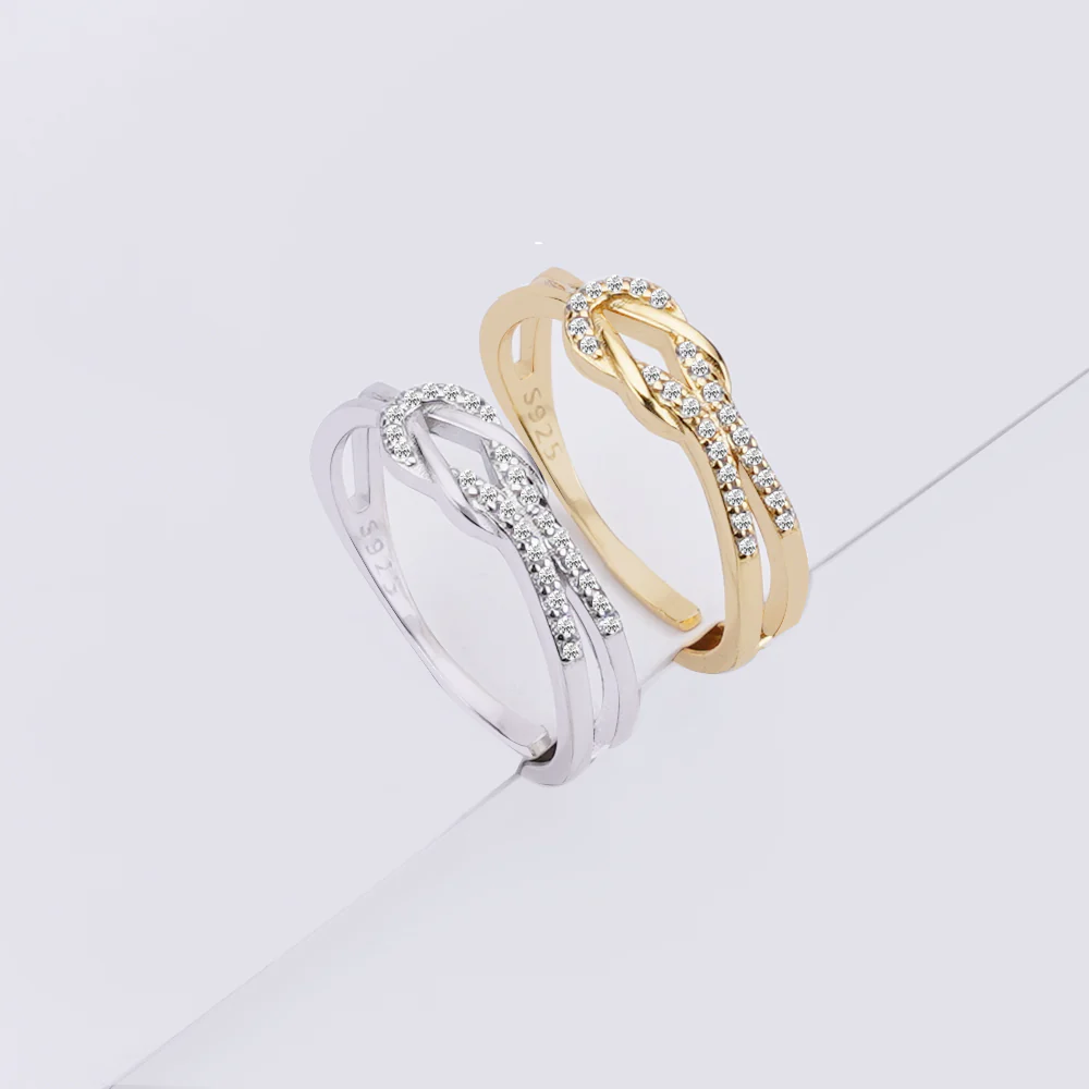 Sterling Silver Knot Ring - Image 3