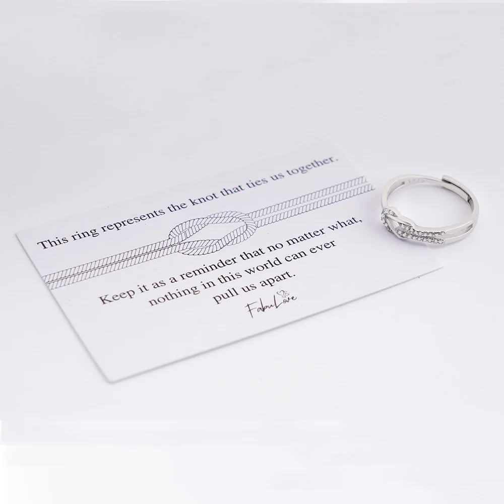 Sterling Silver Knot Ring - Image 4