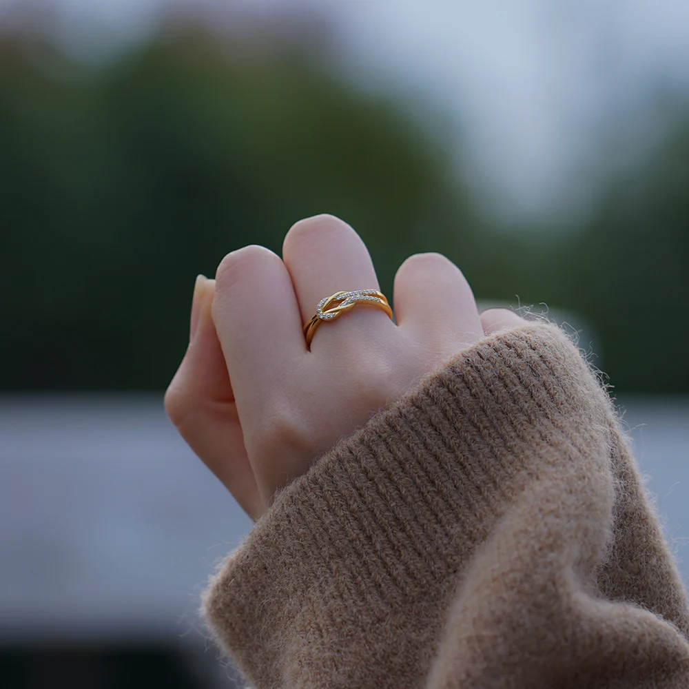 Sterling Silver Knot Ring - Image 6