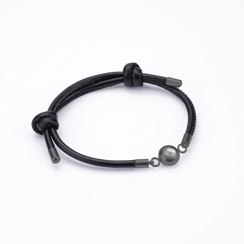 Leather Projection Bracelet (With Gift Box) - Image 4