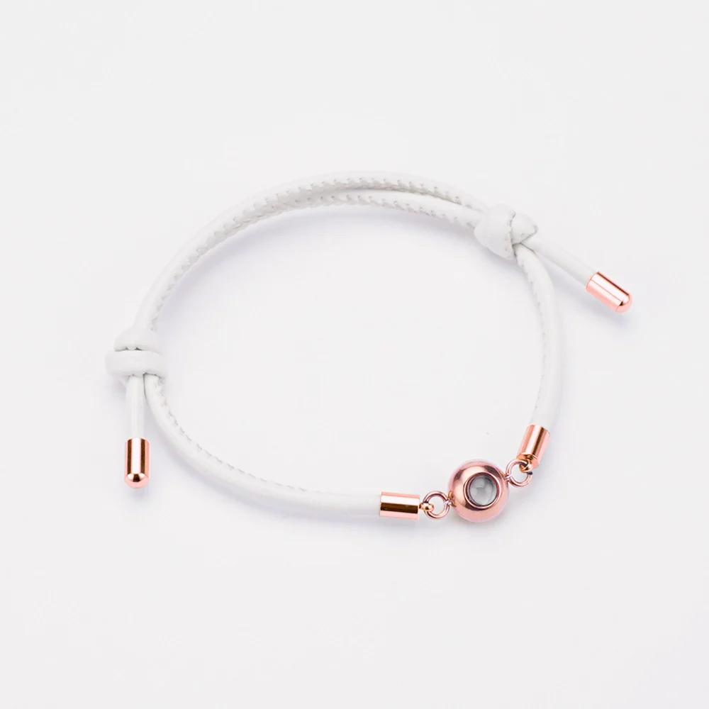 Leather Projection Bracelet (With Gift Box) - Image 7