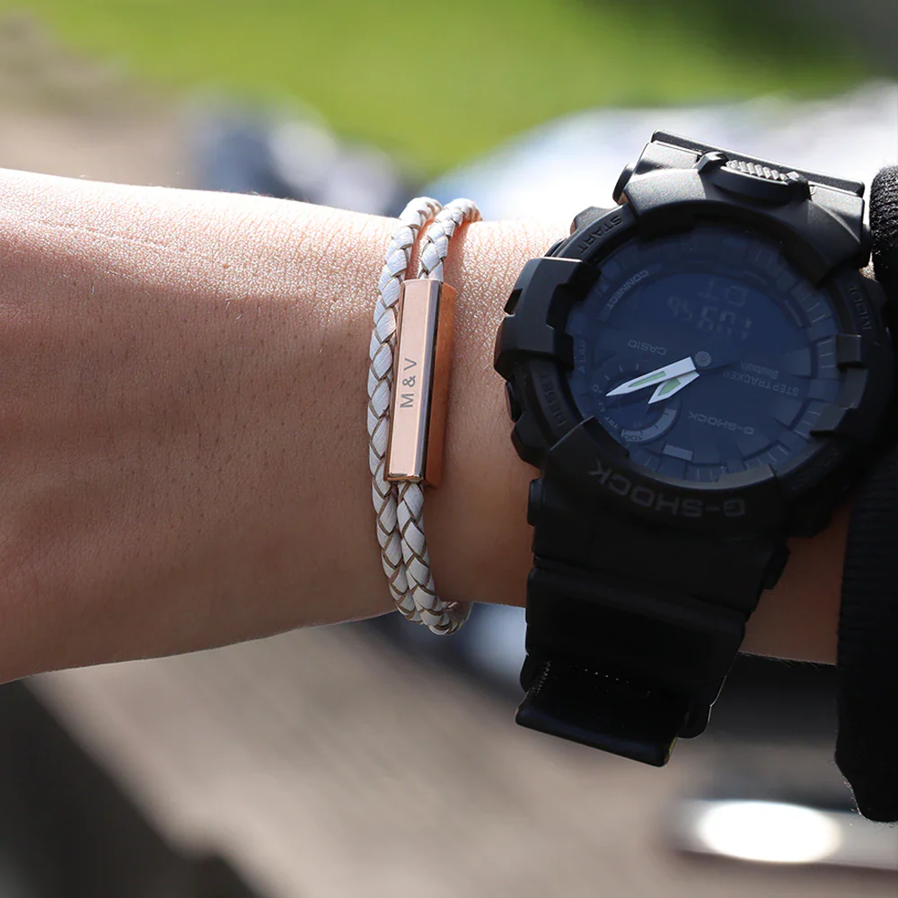 Magnetic Hand Woven Bracelet Set - Image 4