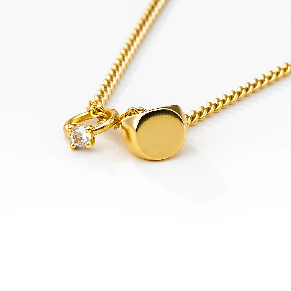 Mini Promise Ring Necklace - Image 5