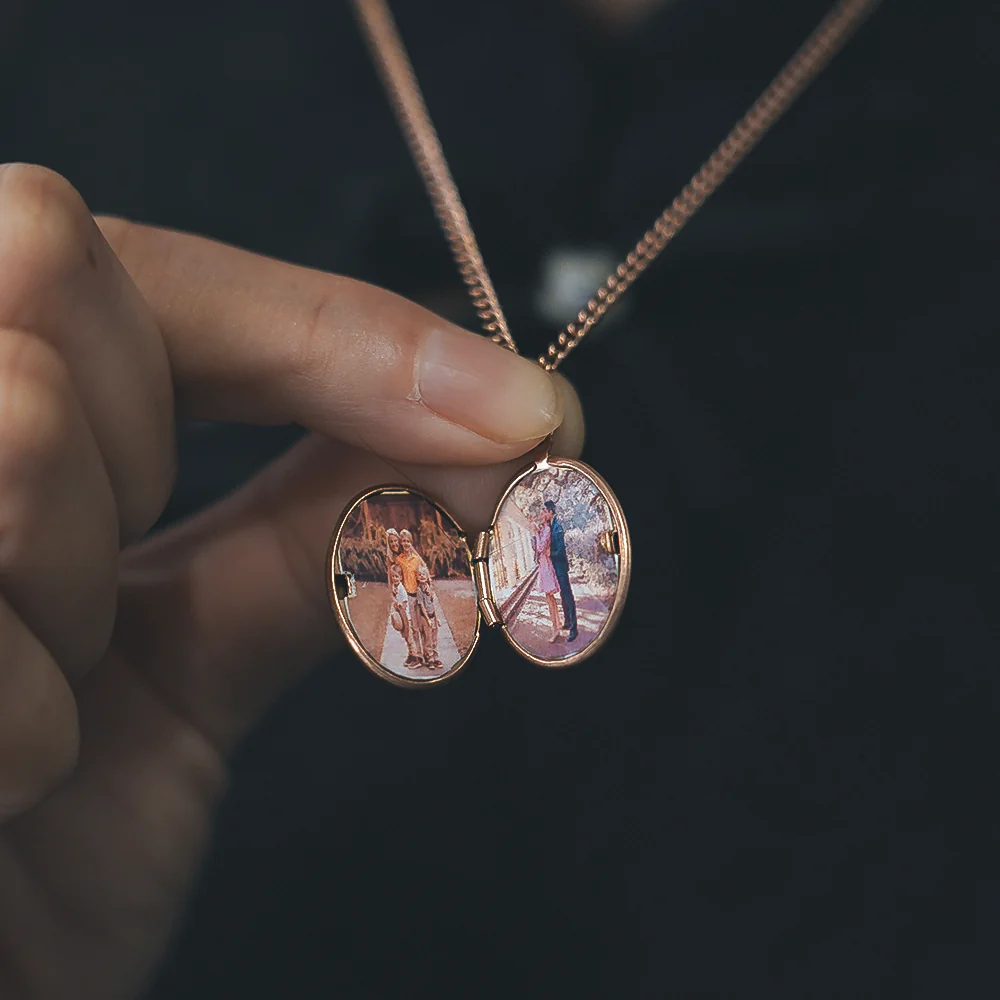 Name Initial Pendant Locket - Image 7