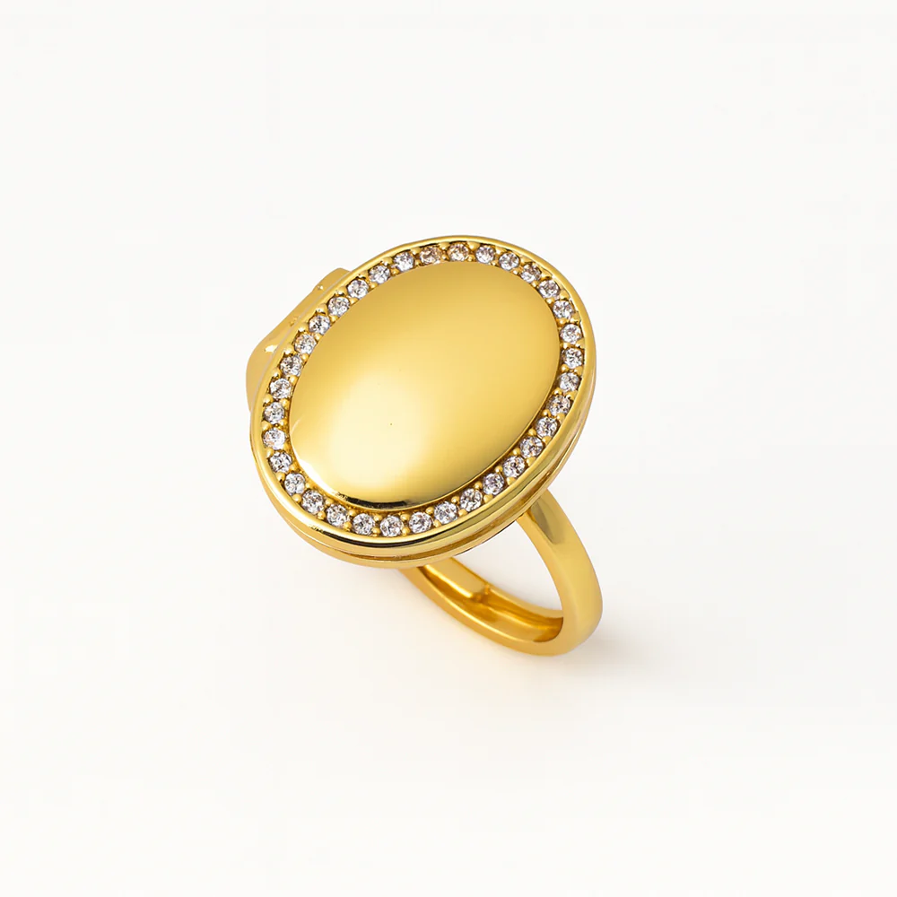 Oval Locket Ring - Image 3