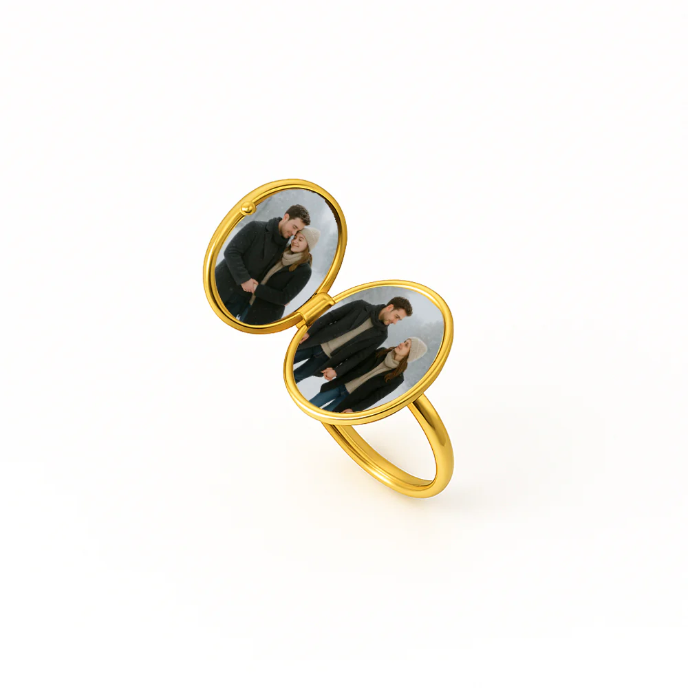 Oval Locket Ring - Image 5