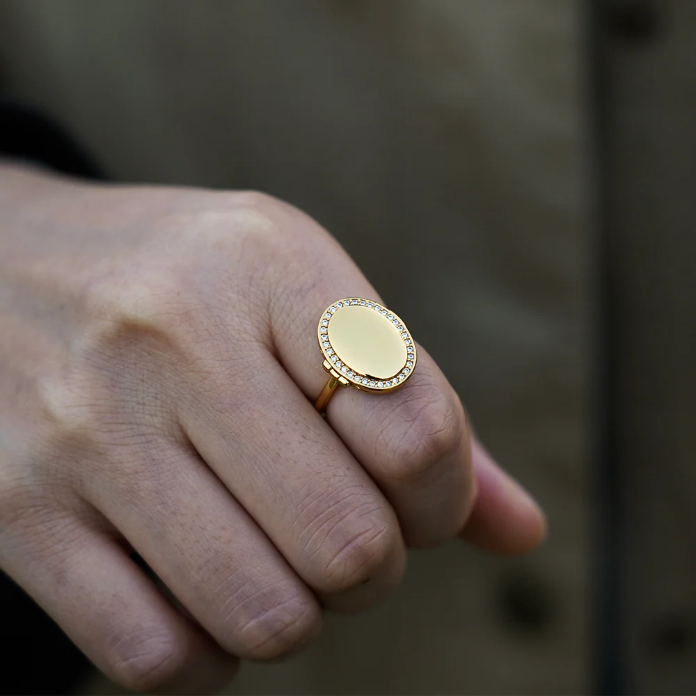 Oval Locket Ring - Image 7