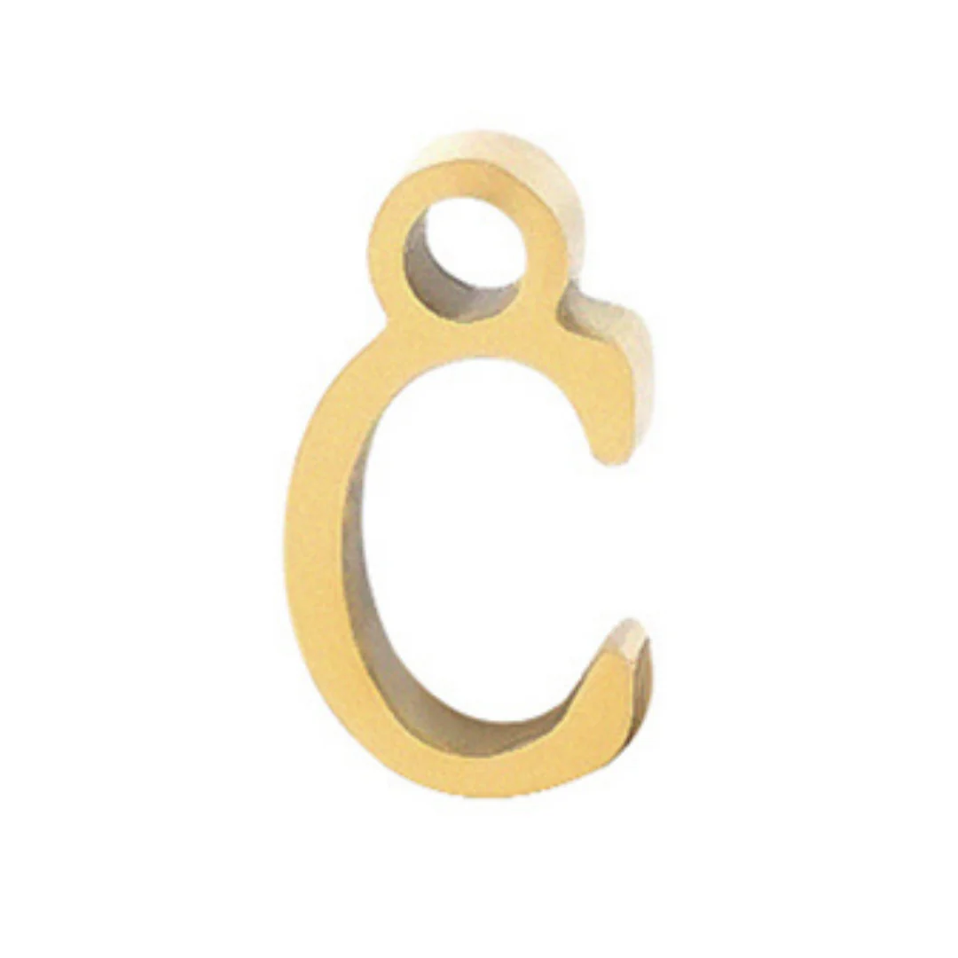 Permanent Bracelet Letter Charm #2 - Image 3