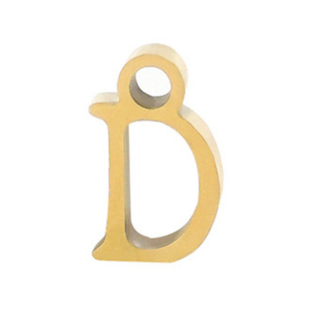 Permanent Bracelet Letter Charm #2 - Image 4