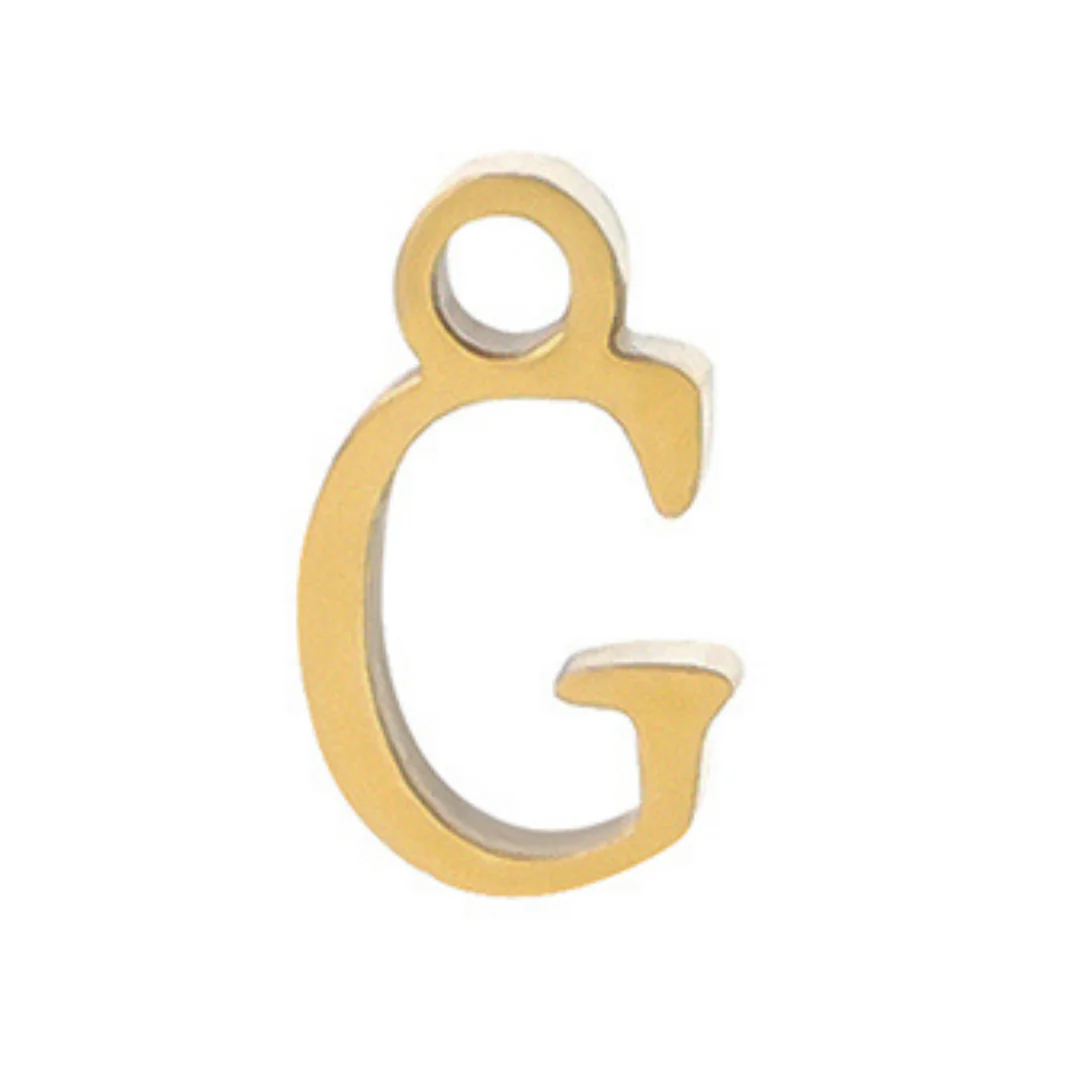 Permanent Bracelet Letter Charm #2 - Image 7