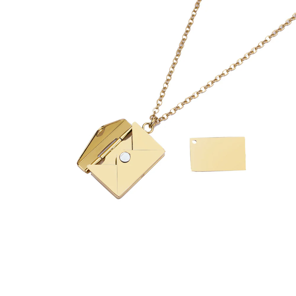 Personalized Love Letter Necklace - Image 6