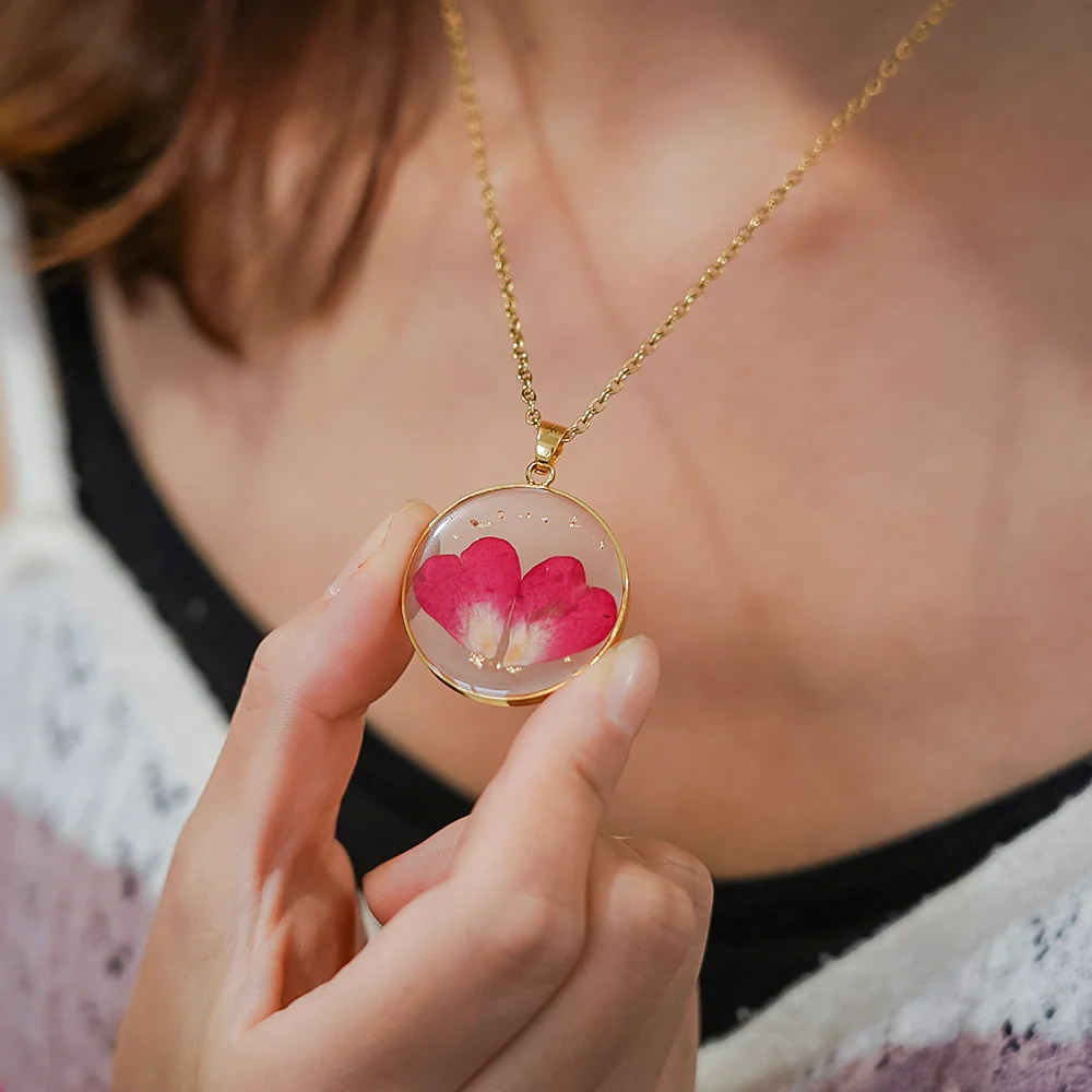 Birth Month Flower Necklace - Image 27