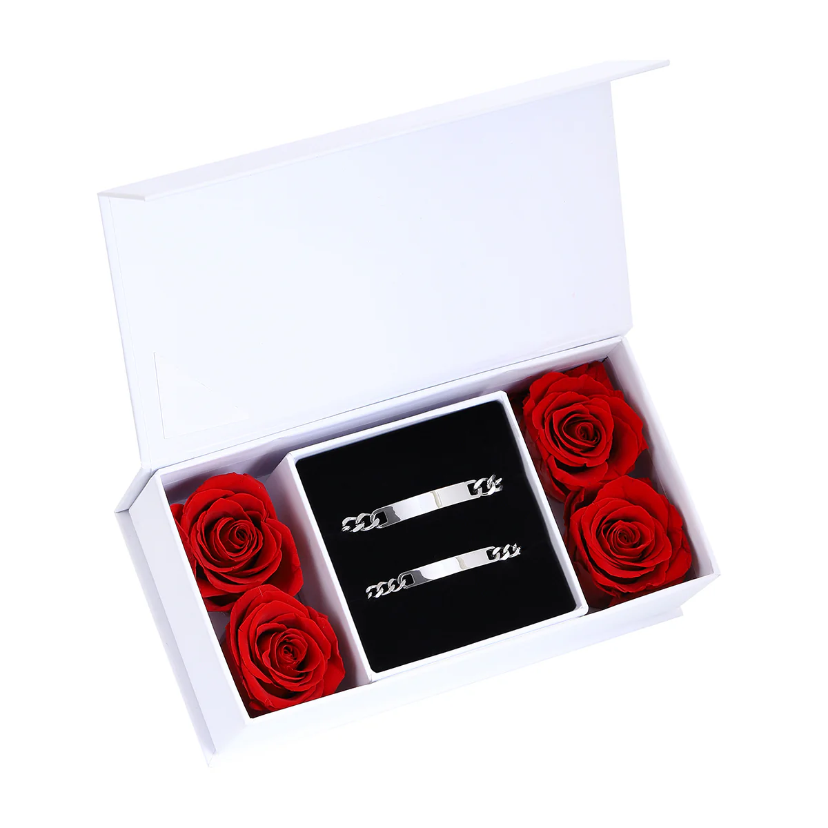 Engraved Bracelet Set - W/ Eternal Rose Box - Image 2