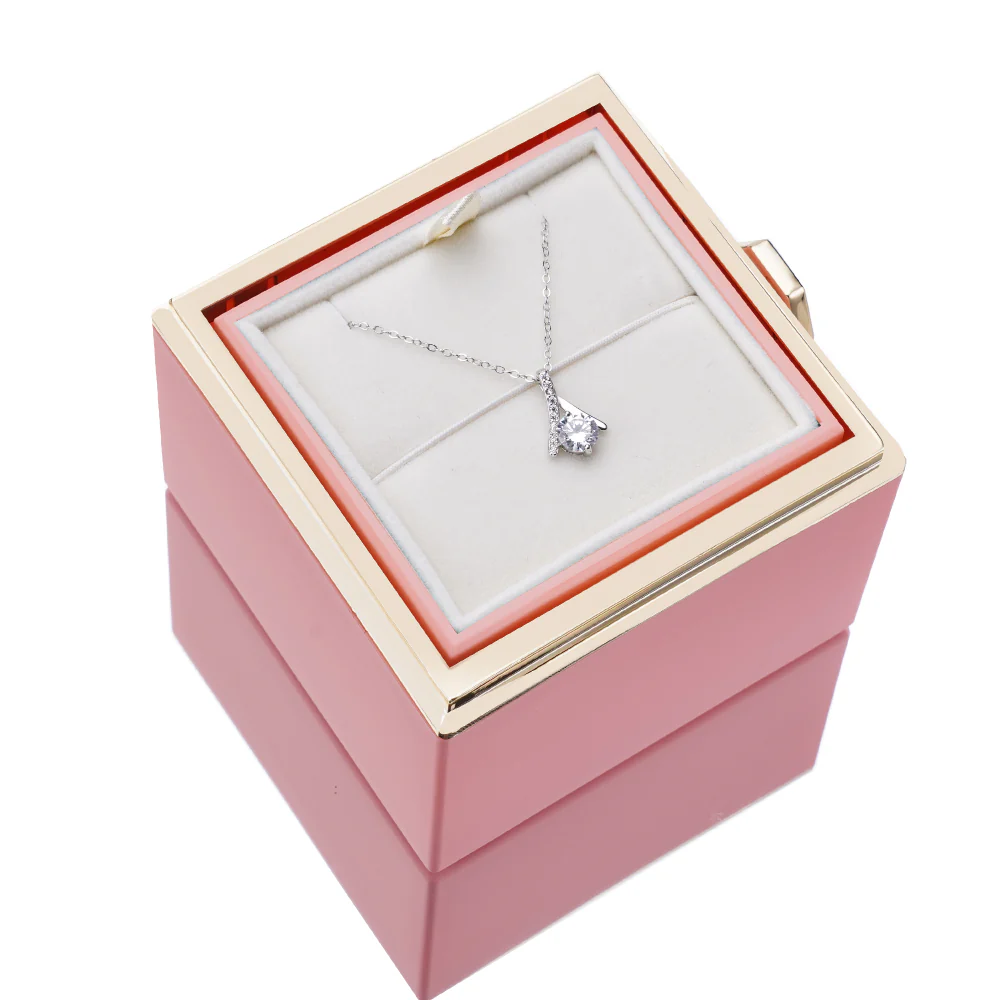 Eternal Rose Box - W/ S925 Necklace & Real Rose - Image 14