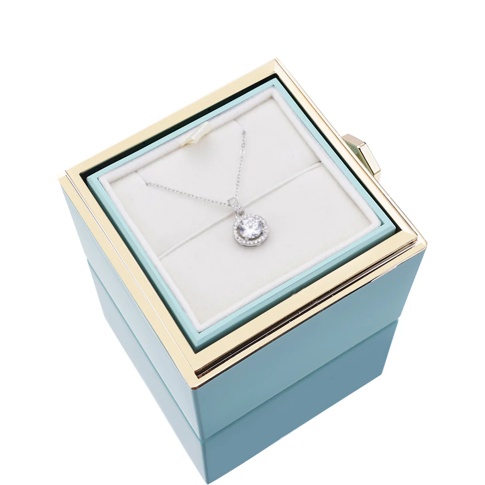 Eternal Rose Box - W/ S925 Necklace & Real Rose - Image 8