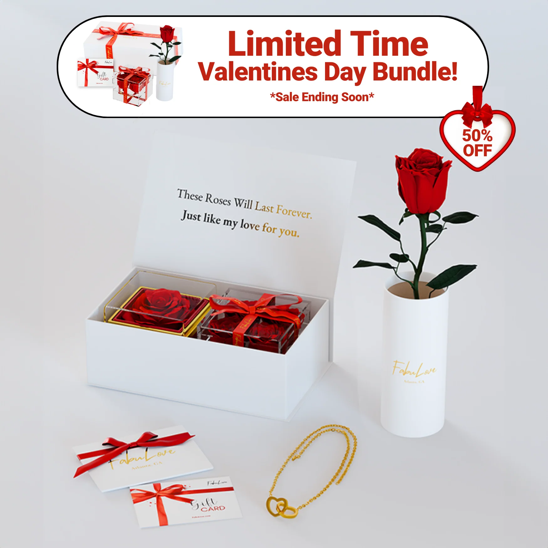 Eternal Rose Box Bundle