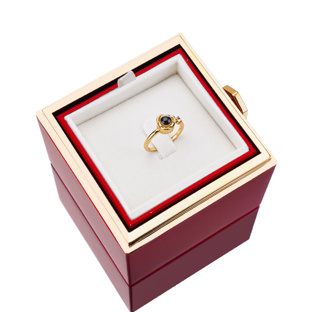Eternal Rose Box - W/ Projection Ring & Real Rose - Image 3