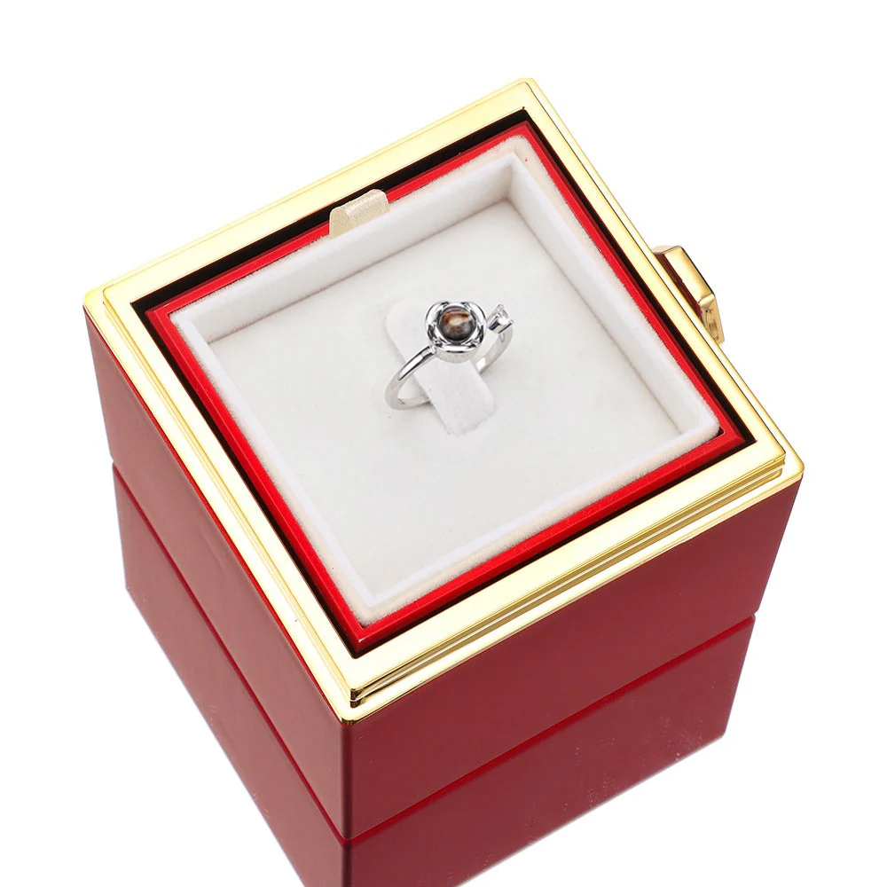 Eternal Rose Box - W/ Projection Ring & Real Rose - Image 4