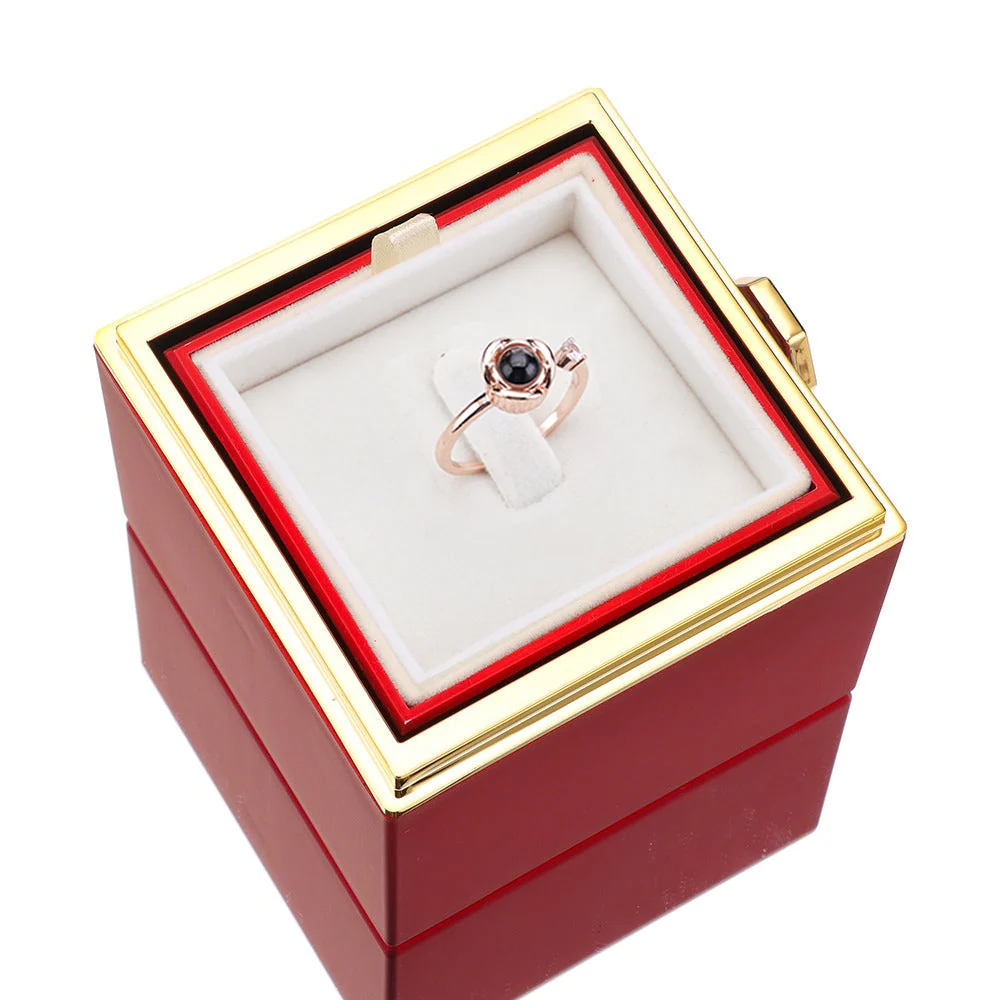 Eternal Rose Box - W/ Projection Ring & Real Rose - Image 5