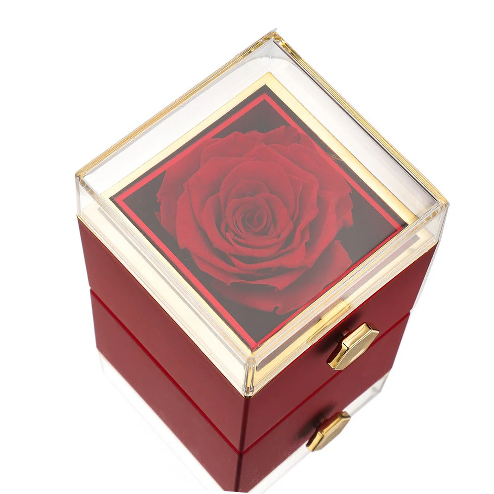 Eternal Rose Box - W/ S925 Ring & Real Rose - Image 2