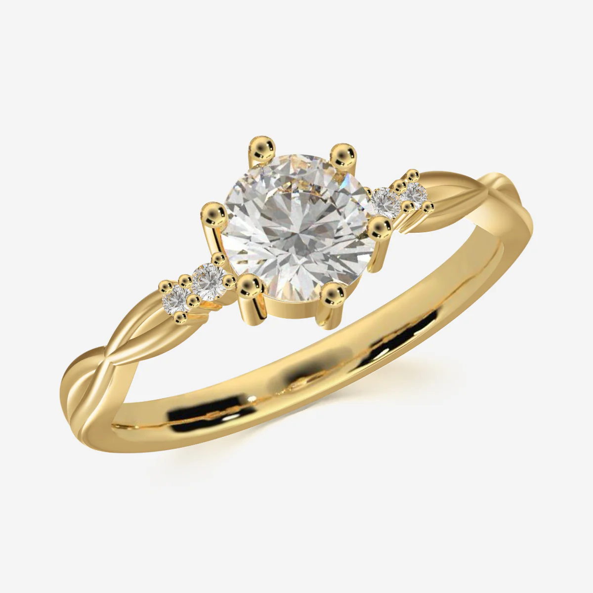 Spiral Eternity Ring - Image 3