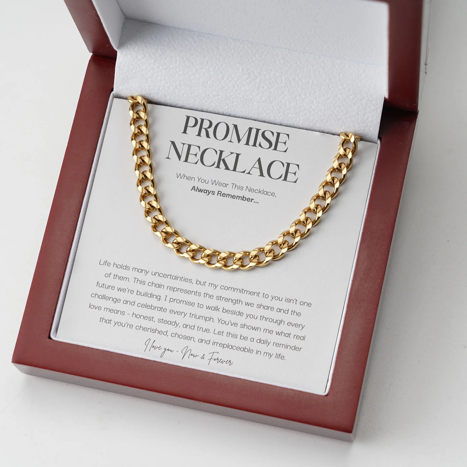 Sterling Silver Promise Necklace - Image 3
