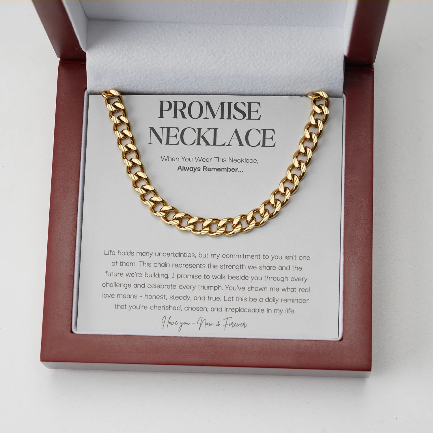 Sterling Silver Promise Necklace - Image 4