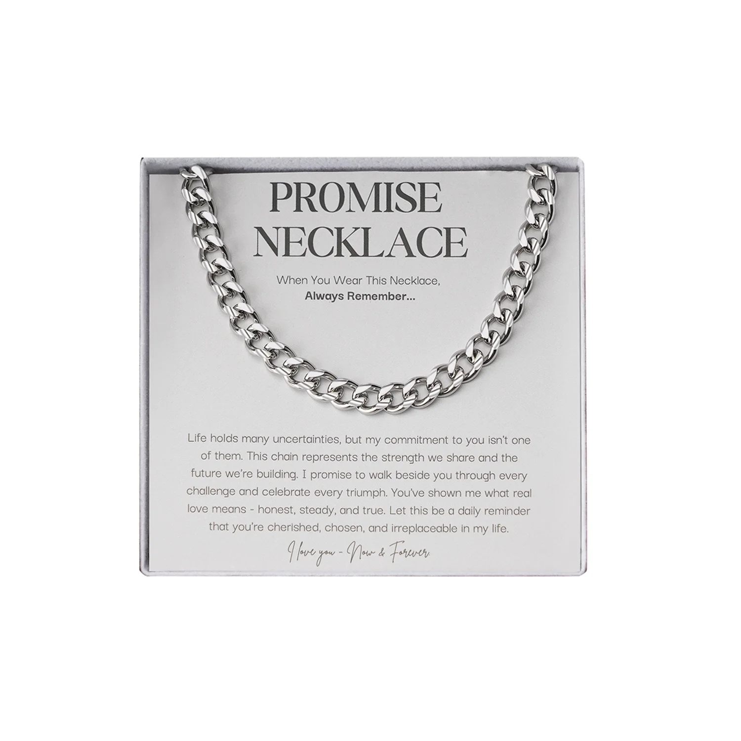 Sterling Silver Promise Necklace - Image 5