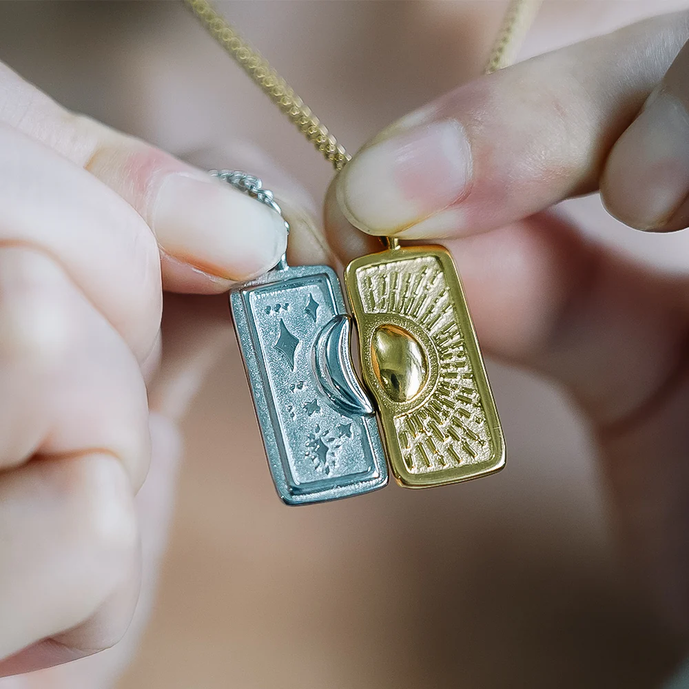 Sun and Moon Companion Necklaces - Image 4